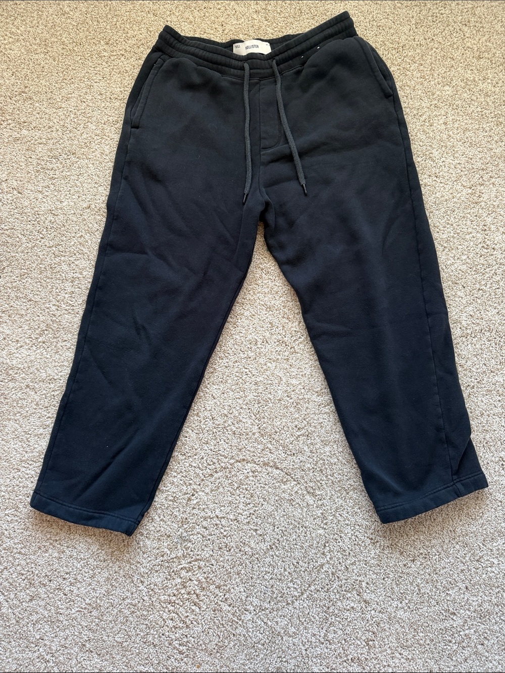 Hollister Women's Black Drawstring Joggers